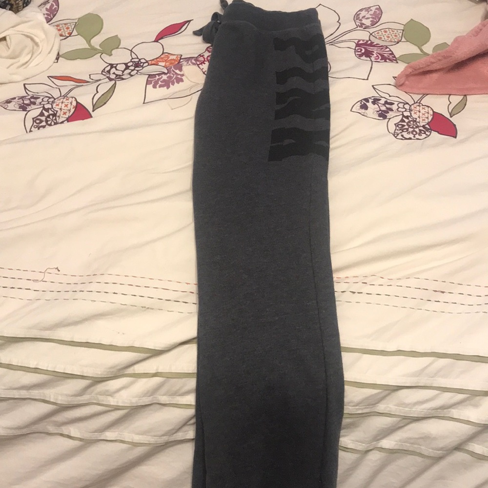 Victoria secret pink dark grey sweatpants